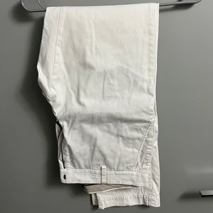 Banana Republic White Aiden Chinos 32W 34L